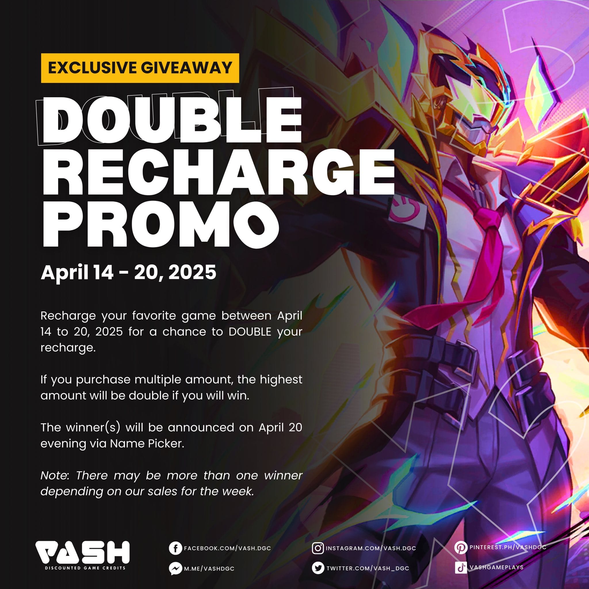 #DoubleRechargeGiveaway