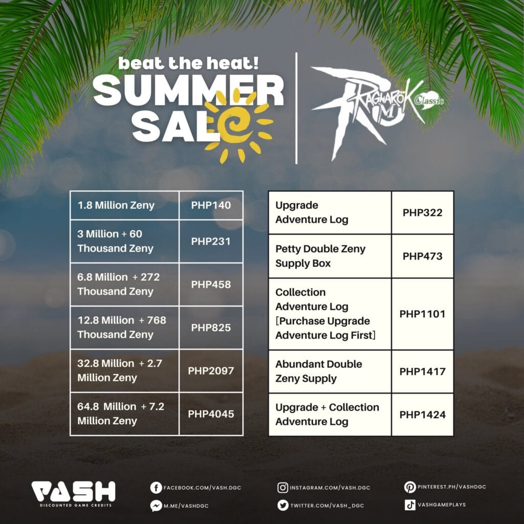 BEAT THE HEAT! SUMMER SALE 2