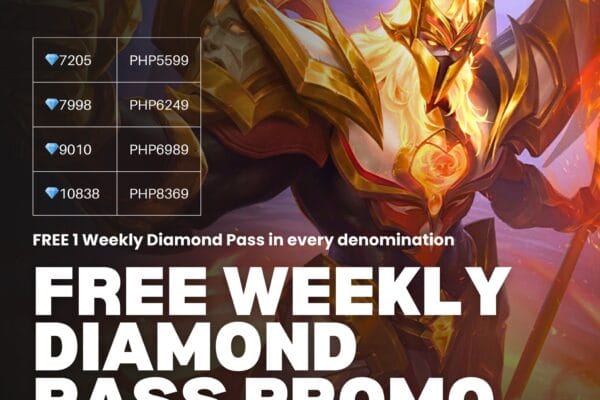 MLBB | #VASHEverydaySale on Diamonds & Weekly Diamond Pass!Only here at VASH Discounted Game Credits Free Weekly Diamon Pass Promo