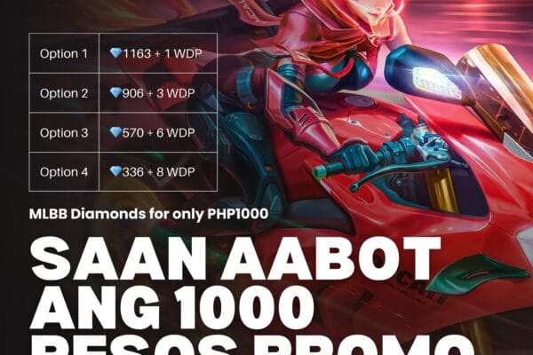 MLBB | Be AMAZED!LIMITED DEALS on MLBB Diamonds & Weekly Diamond Pass β PERFECT for Neobeast Recharge Event! 1000 Pesos Promo