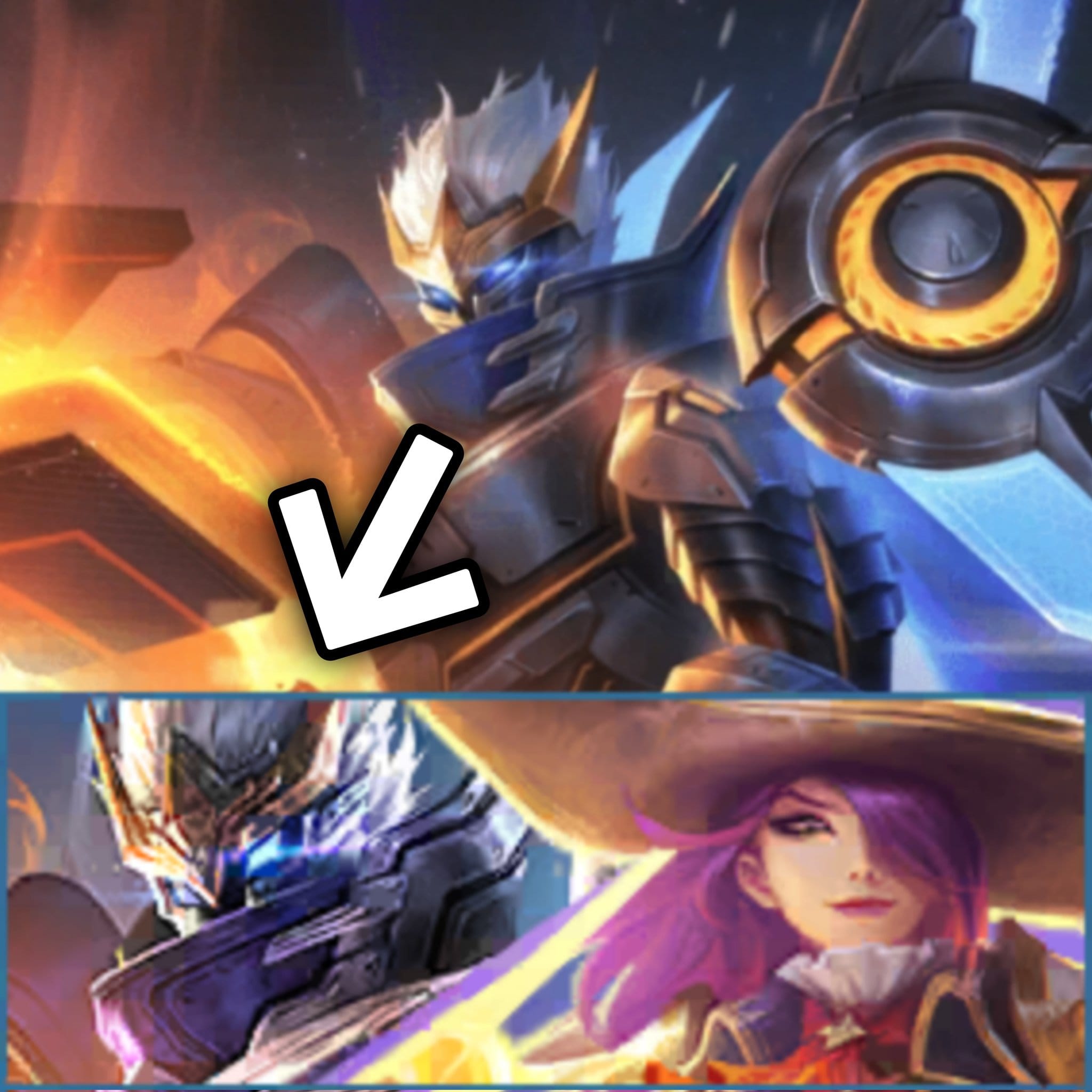 Granger "Starfall Knight" Legend Skin Updated Splash Art