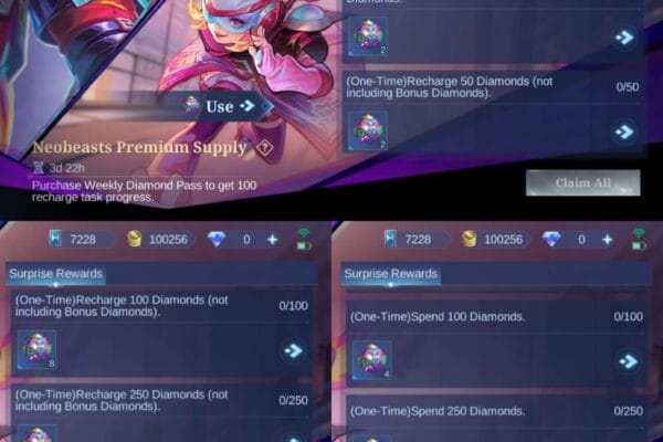Neobeast Recharge Event