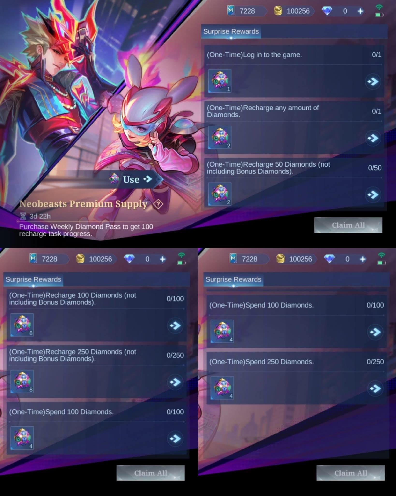 Neobeast Recharge Event