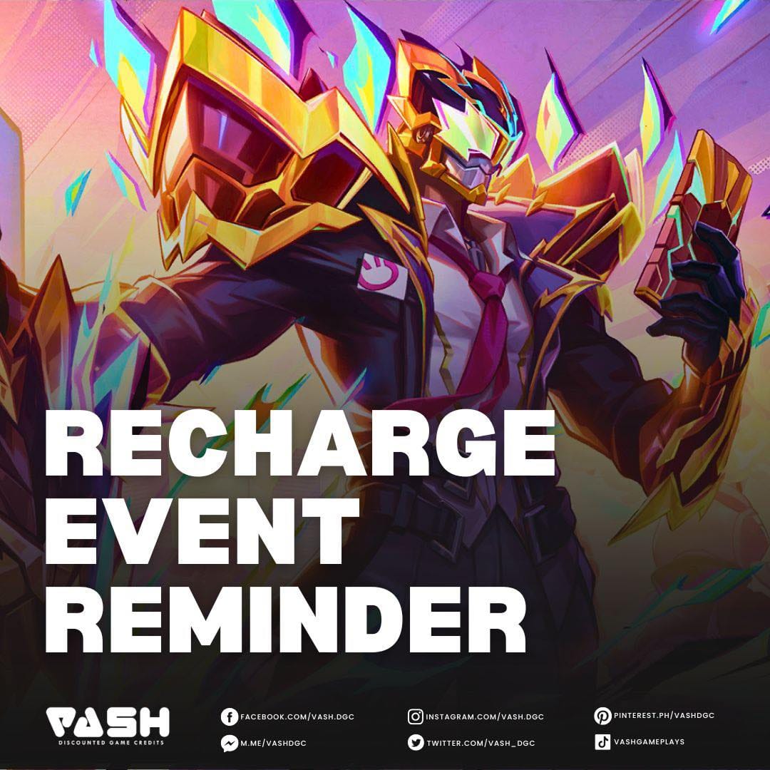RECHARGE EVENT REMINDER